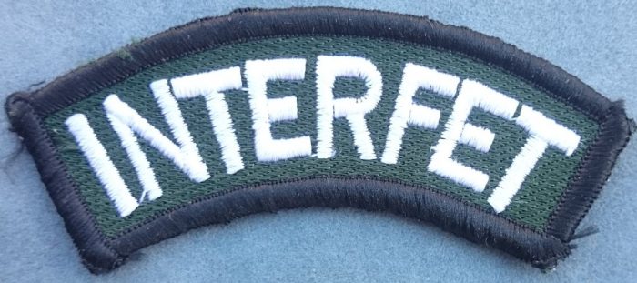 International Force East Timor "INTERFET" Brassard Patch - Image 2