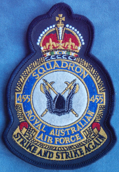 Squadron Patch No. 455 Squadron RAAF to Australian
