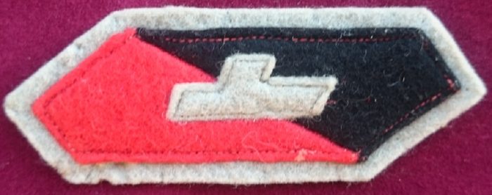 Colour Patch - 2/9th Australian Armoured Regiment - 1943 to 1945 (Opposing) - Image 2