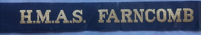 RAN Tally Band - HMAS Farncomb - Image 2