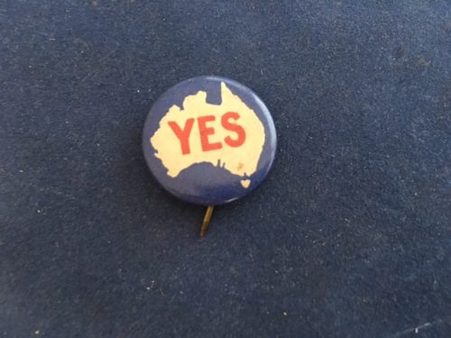 World War 1 Conscription Referendum Button - Vote Yes - Image 2