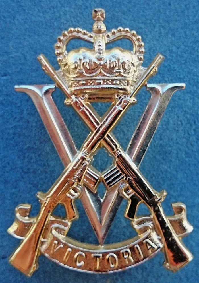 Royal Australian Infantry Corps Collar Badge Pair Anodised