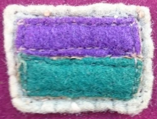 Colour Patch - 2/2nd Battalion (Mini) - Image 2