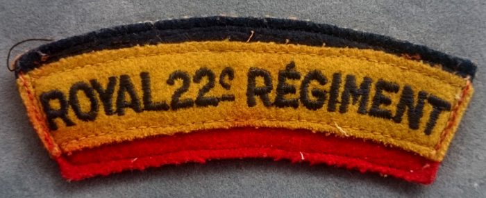 Royal 22e Regiment (Canada) Shoulder Flash - Image 2