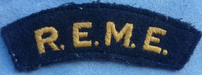 UK - Royal Electrical and Mechanical Engineers (REME) Shoulder Title - Image 2