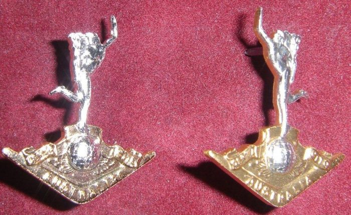 Royal Australian Corps of Signals - Opposing Collar Badge Pair (Anodised) - Image 2