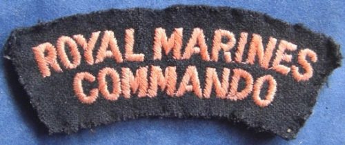 UK - Royal Marine Commando - Shoulder Flash - 1950s - Image 2